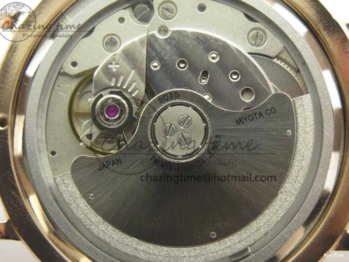 MIROTIME 0319 Portofino IW458101 RG MK 1:1 Best Edition Silver Dial On Red Leather Strap MIYOTA FashionForward 7162